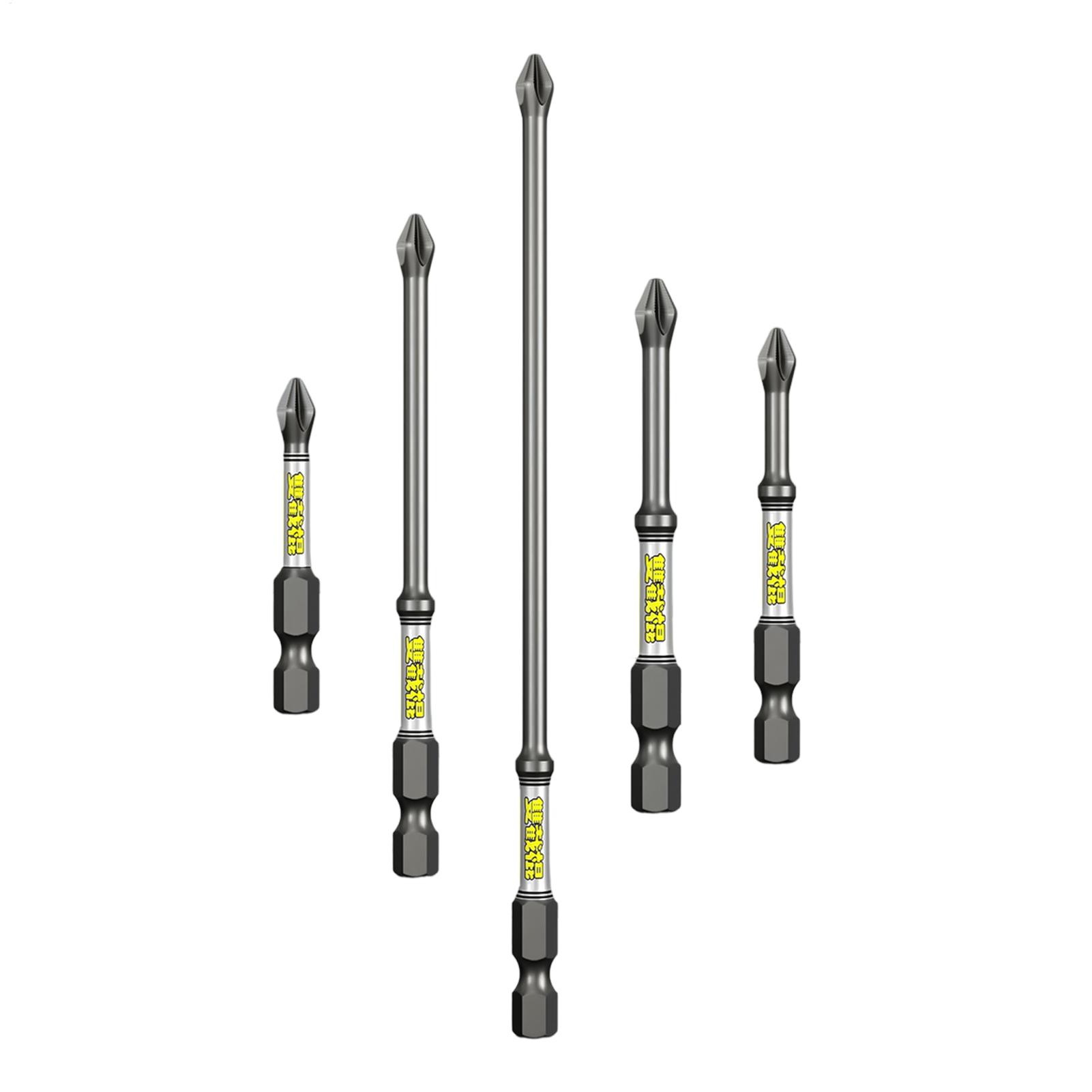 Tools For Garage - Drill Screwdriver Bit Set 5-Piece Heavy