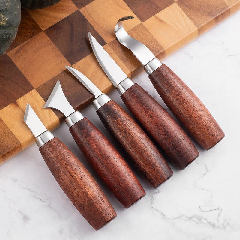 Chisel Set Wood - 5 Pcs Wood Carving Chisel Set