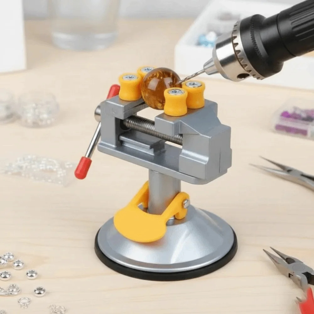 Bench Vise Swivel - Jewelry Vice Vise Stand Rotatable Drill