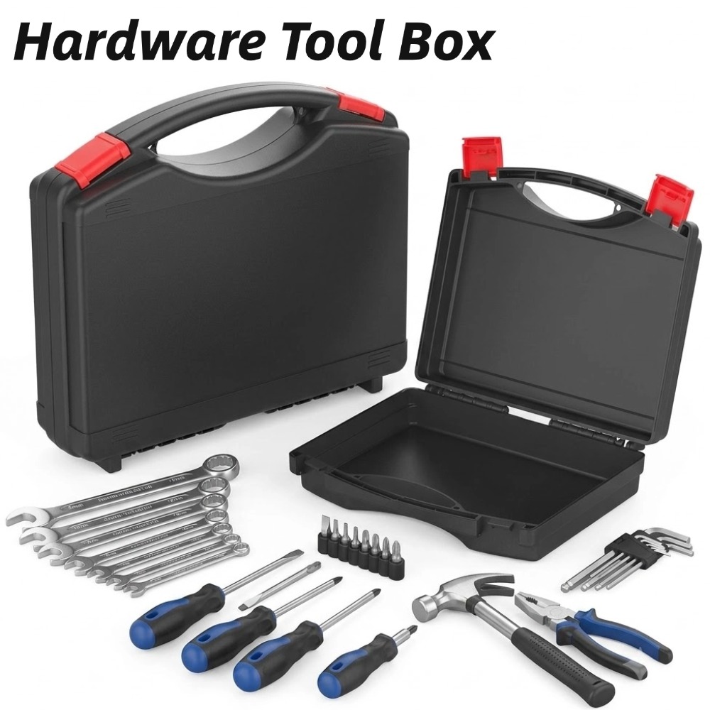Tools For Garage - Waterproof Hardware Tool Box Portable Plastic