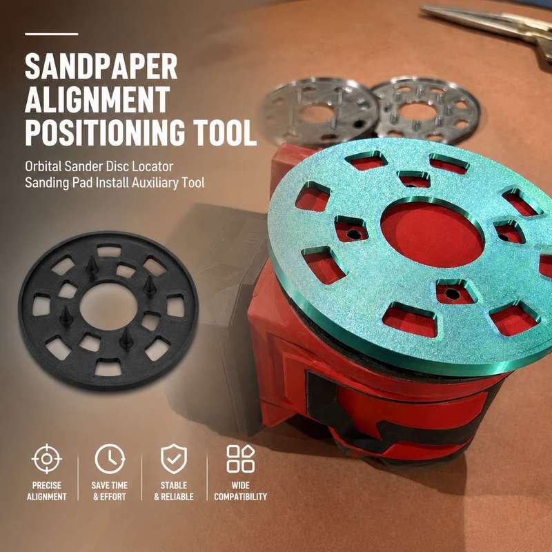 Workshop Tools Locations - Sandpaper Alignment Positioning Tool Orbital Sander