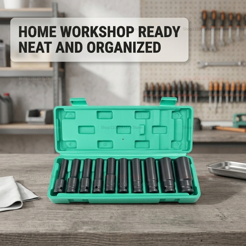 Workshop Electric Tools - 10pcs Socket Wrench Set 8-24mm Adjustable