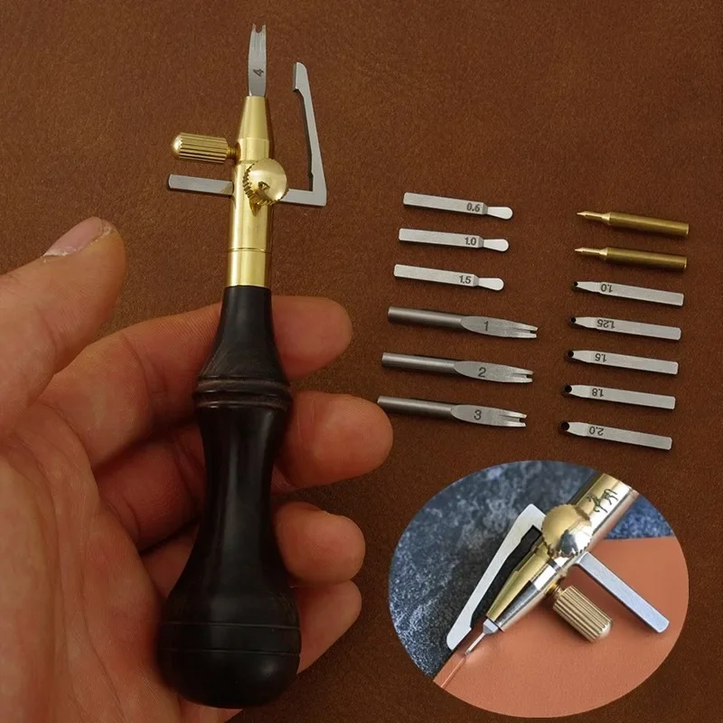 Workshop Tools For Carpentry - Adjustable Multi-function Cutter Head Leather Marking/grooving