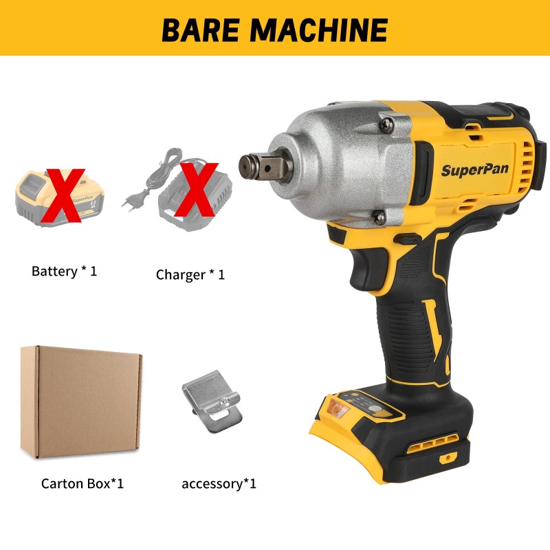 Workshop Electric Tools - High Torque Cordless Impact Wrench Bare