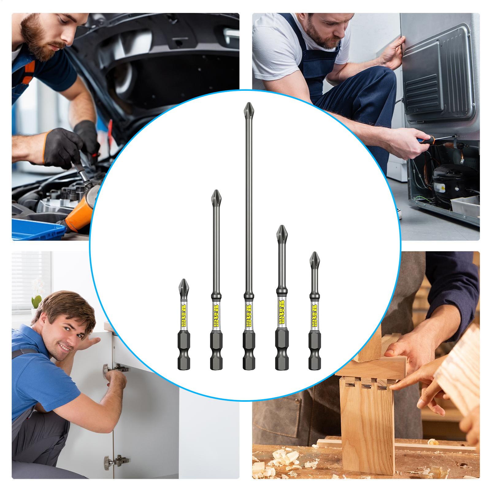 Drill Screwdriver Bit Set 5-Pi - đánh giá và giá Tools For Garage