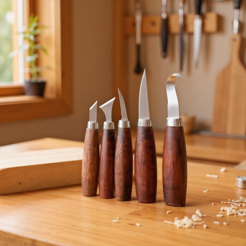 （Summer6）5 Pcs Tools For Wood  - đánh giá và giá Chisel Set Wood