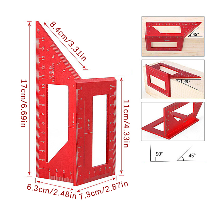 Multifunctional Angle Ruler 45 - đánh giá và giá Workshop Tools For Carpentry