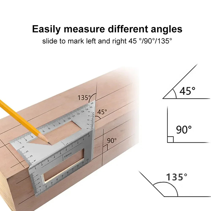 Multifunctional Angle Ruler 45 - đánh giá và giá Workshop Tools For Carpentry