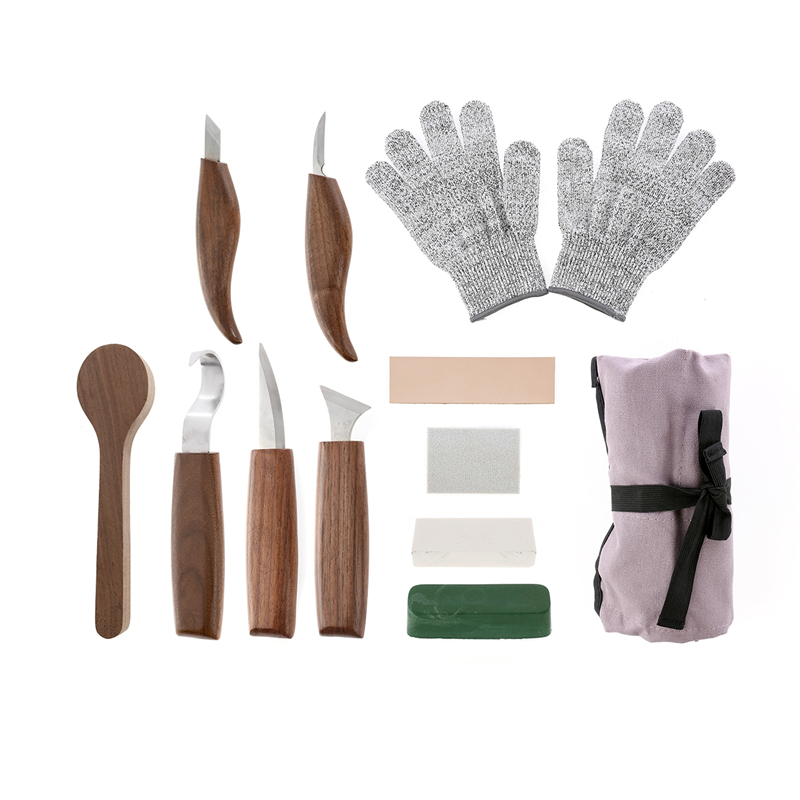 12PCS Walnut Chrome Vanadium S - đánh giá và giá Chisel Set Wood