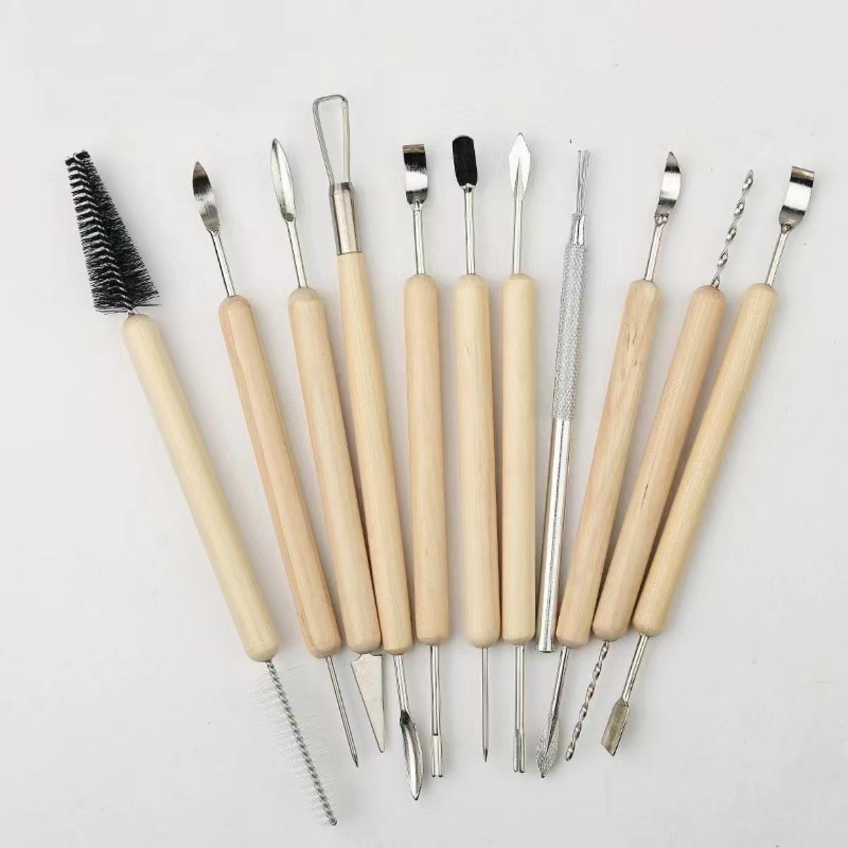 1SET Pottery Clay Sculpting Mo - đánh giá và giá Chisel Set Wood