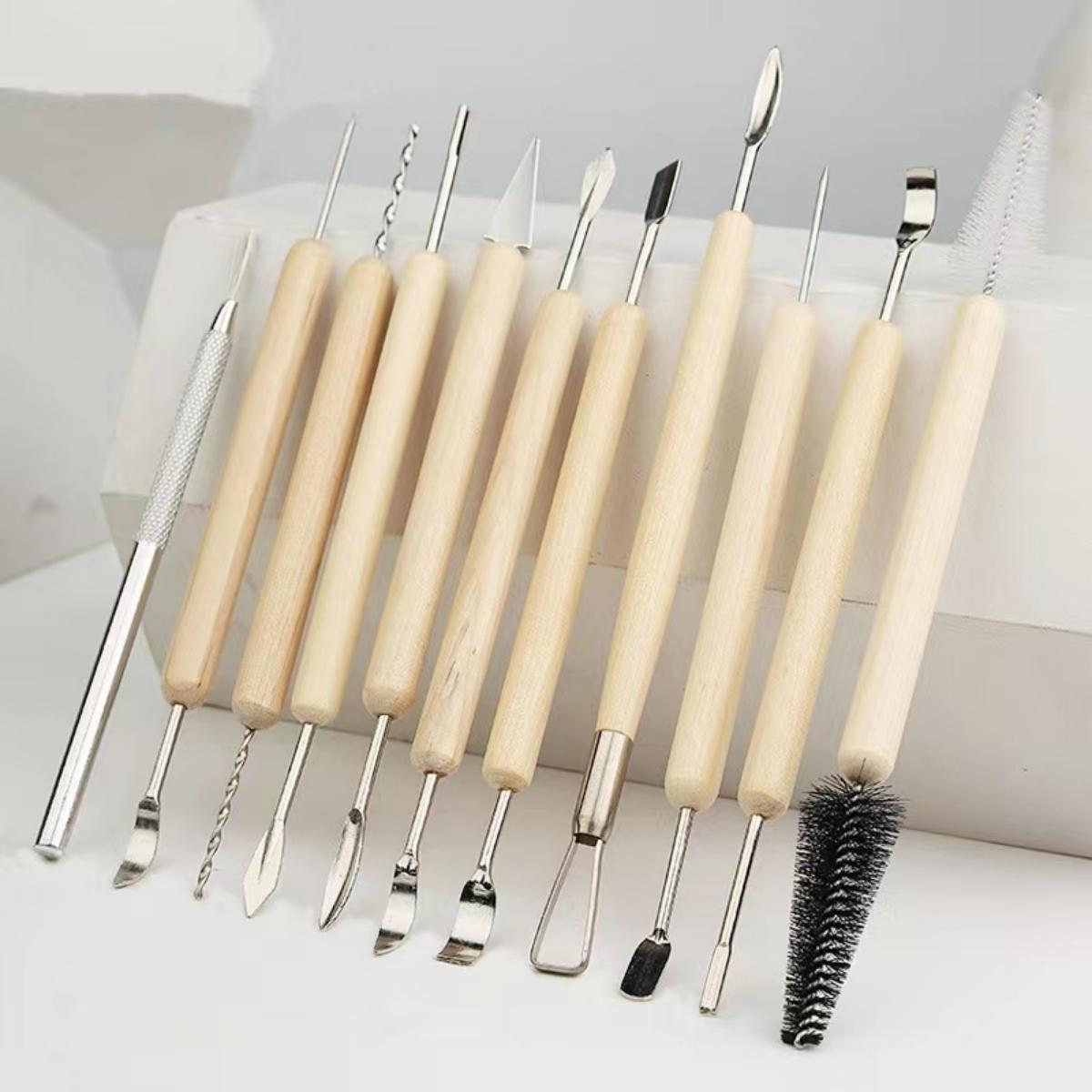 1SET Pottery Clay Sculpting Mo - đánh giá và giá Chisel Set Wood