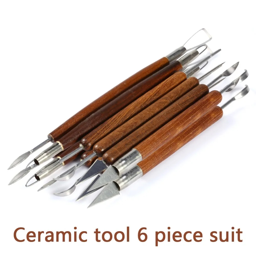 6PCS Sculpting Tool Pottery Wo - đánh giá và giá Chisel Set Wood