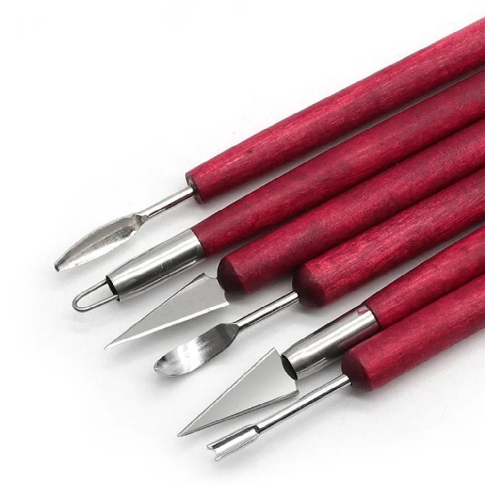 6PCS Sculpting Tool Pottery Wo - đánh giá và giá Chisel Set Wood