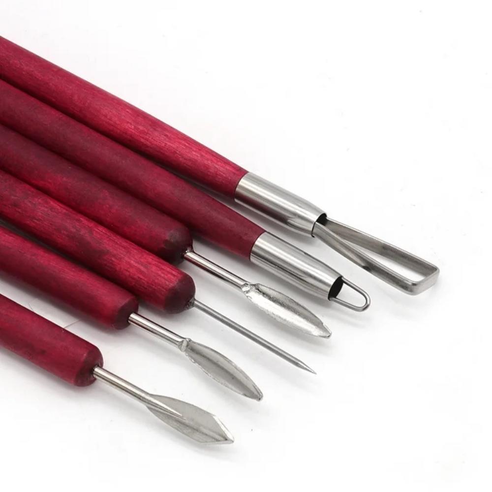 6PCS Sculpting Tool Pottery Wo - đánh giá và giá Chisel Set Wood