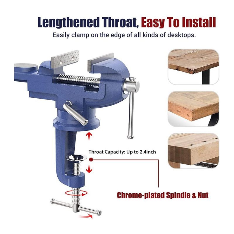 KYCOR-Bench Clamps Fixed Tool  - đánh giá và giá Bench Vise Swivel
