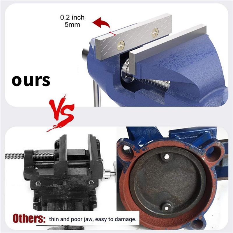KYCOR-Bench Clamps Fixed Tool  - đánh giá và giá Bench Vise Swivel