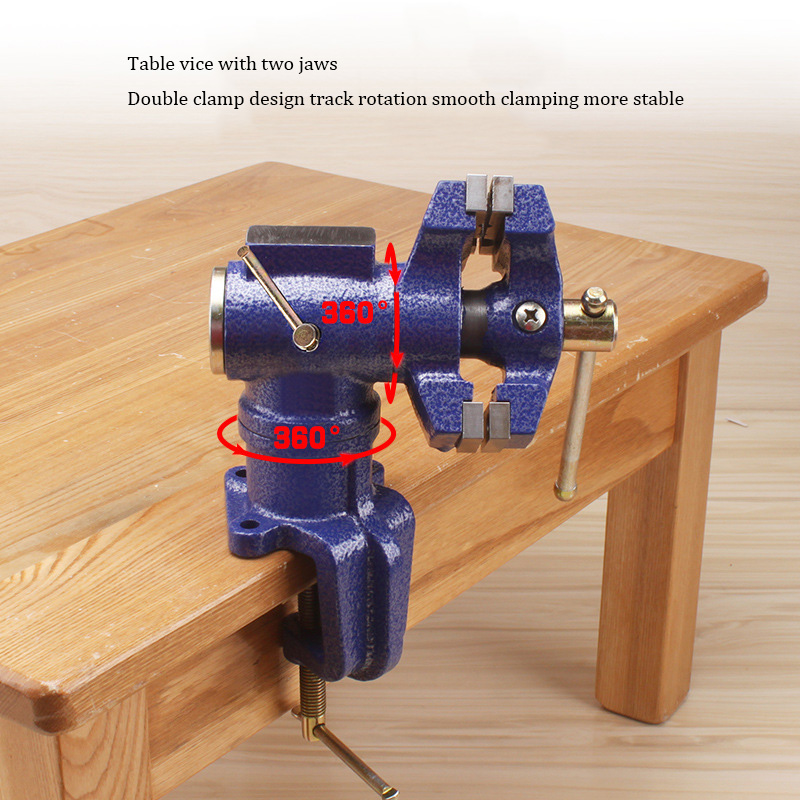 Double Jaw Table Vise Swivel B - đánh giá và giá Bench Vise Swivel