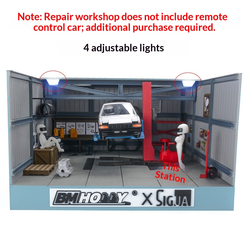 BM HOBBY 1/24 Scale RC Car Sim - đánh giá và giá Workshop Tools 3D Model