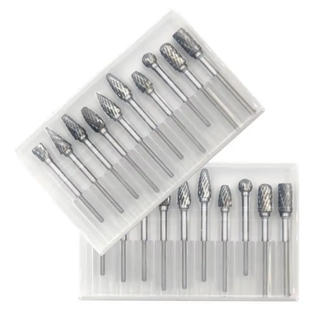 10PCS Carbide Rotary Burr Set  - đánh giá và giá Chisel Set Wood