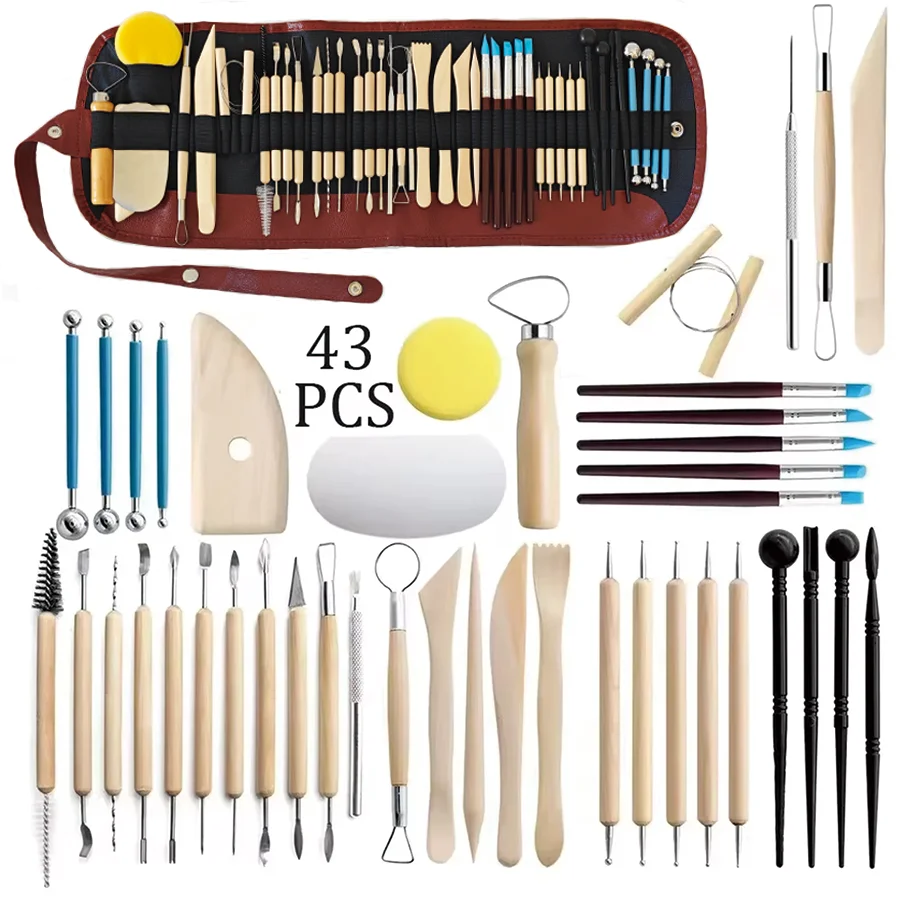 8-61PCS Pottery Tool Set - Cer - đánh giá và giá Chisel Set Wood