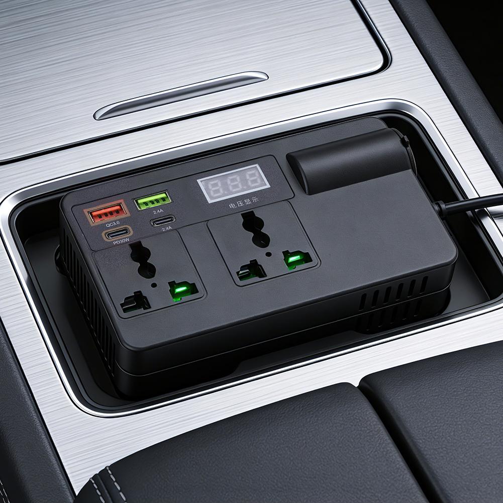 12V/24V Car Inverter 200W DC T - đánh giá và giá Tools Qc