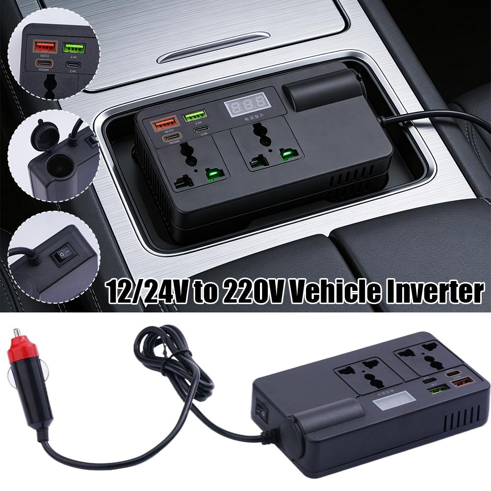12V/24V Car Inverter 200W DC T - đánh giá và giá Tools Qc