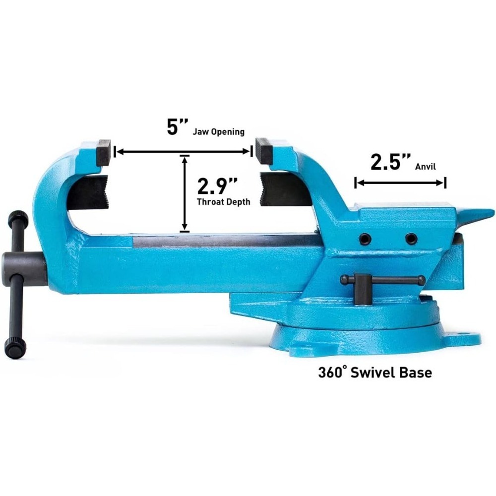 Forged Steel Bench Vise 4 Inch - đánh giá và giá Bench Vise Swivel