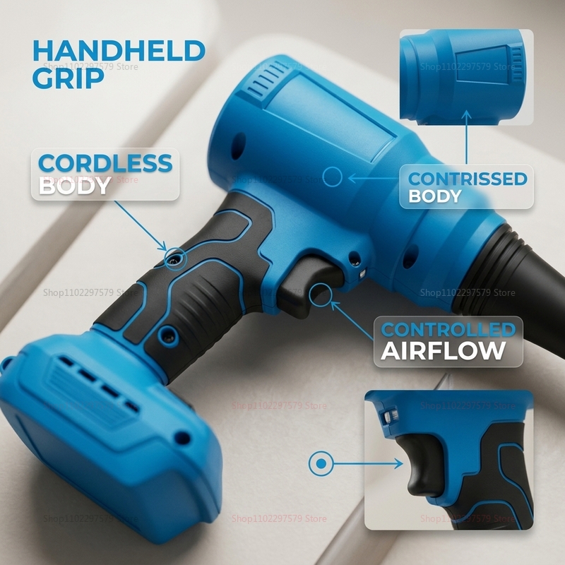 18V Brushless Cordless Air Dus - đánh giá và giá Workshop Electric Tools
