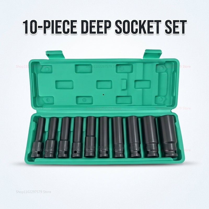 10pcs Socket Wrench Set 8-24mm - đánh giá và giá Workshop Electric Tools