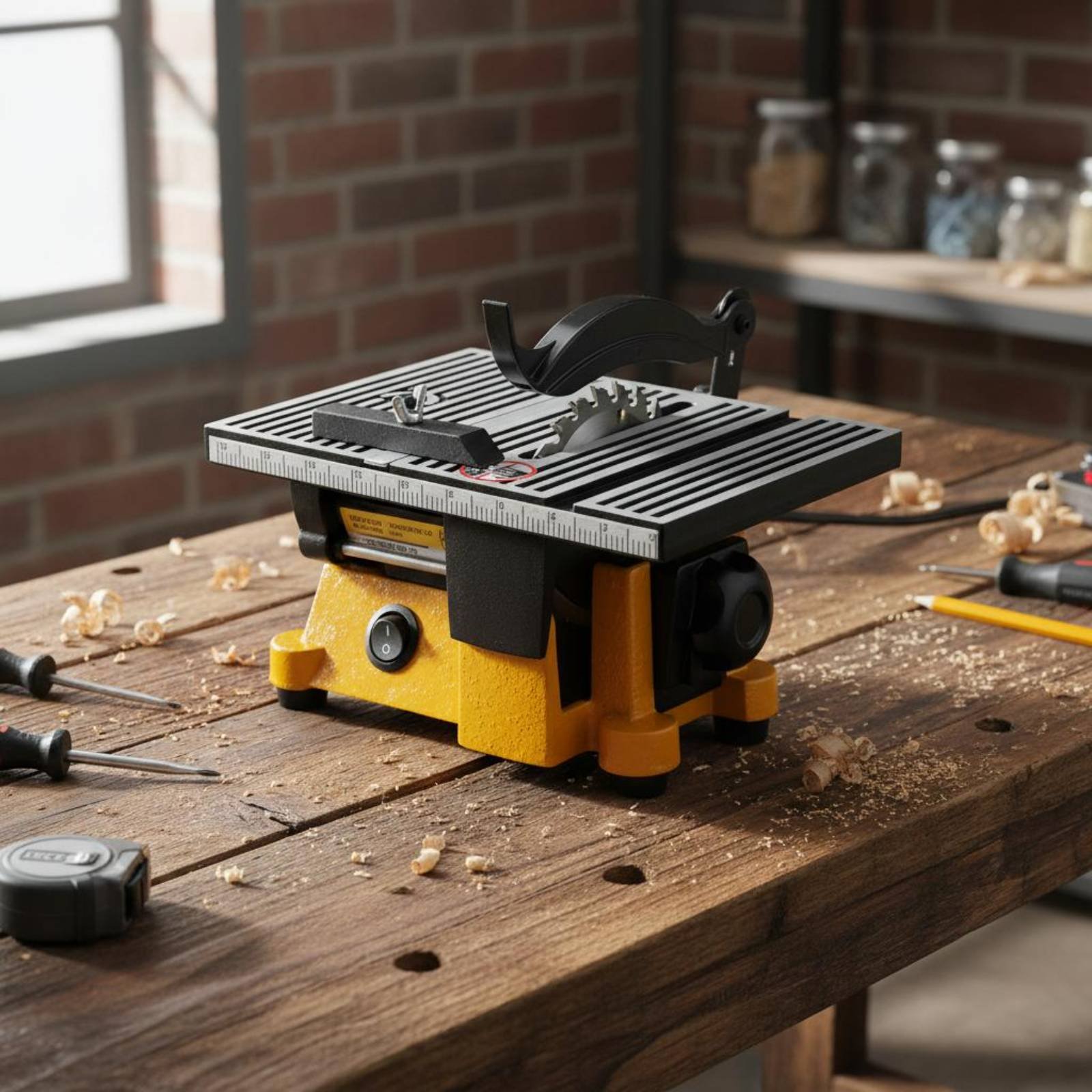 Mini Table Saw Portable Miniat - đánh giá và giá Workshop Tools Bench