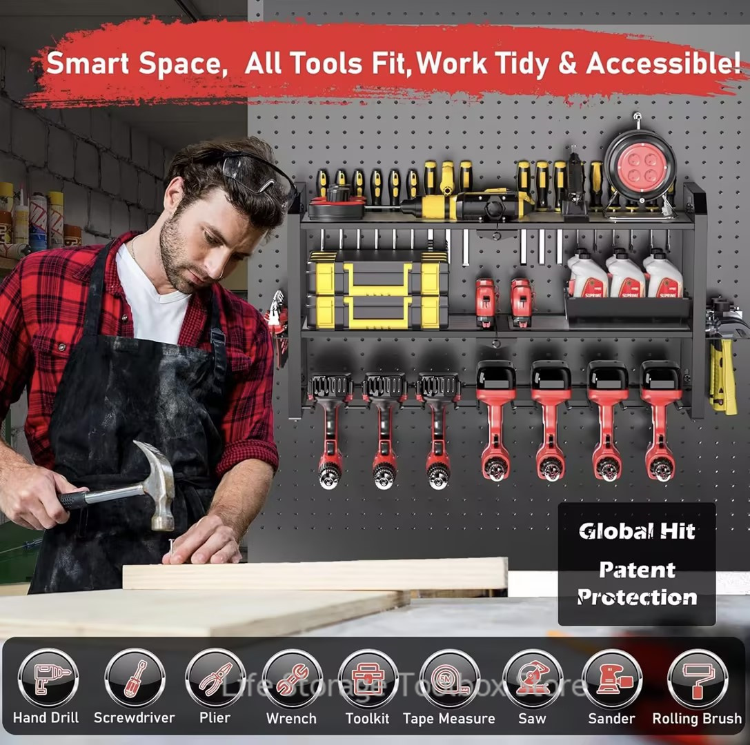 Multifunctional Wall Tool Stor - đánh giá và giá Workshop Electric Tools